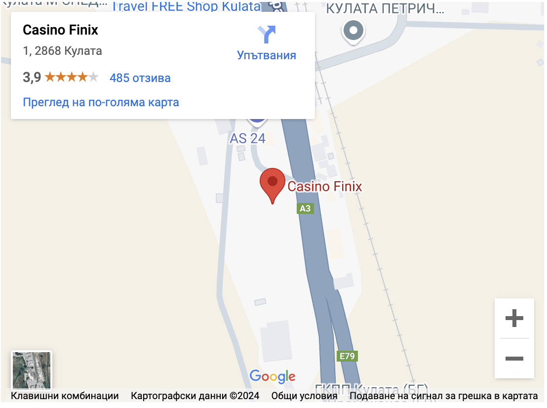 Get Directions to Casino Finix Kulata